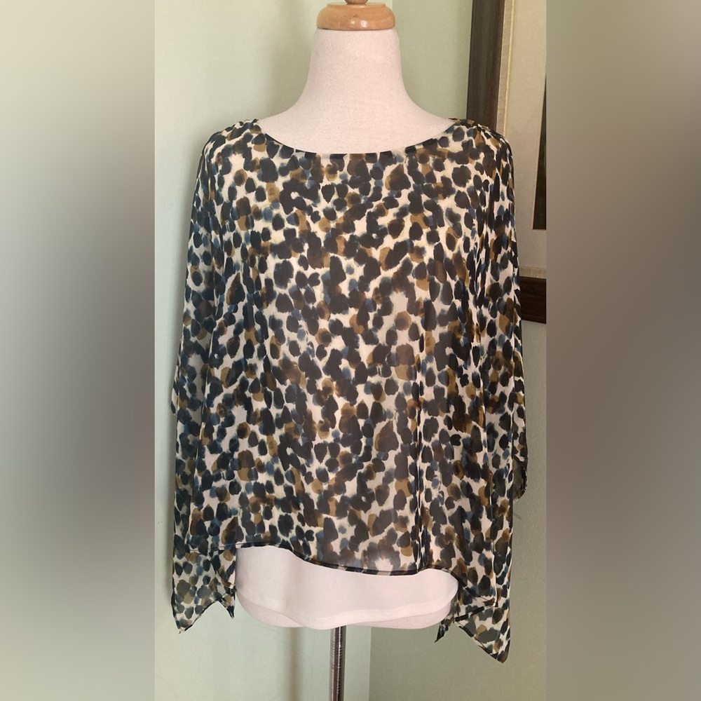 NEW Jules & Leopold Shawl layered Top size XS S